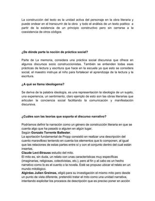 Preguntas Generadoras Analisis Sociocritico PDF