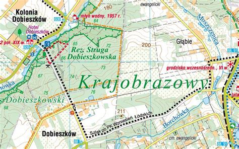 Park Krajobrazowy Wzniesień Łódzkich Mapy GPS sklep z mapami