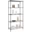 Hdx Tier Steel Wire Shelving Unit In Black In W X In H X