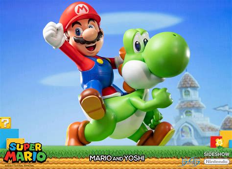 Mario And Yoshi - Mario and Yoshi Statue | Sideshow Collectibles