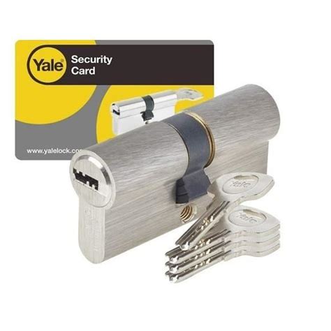 Yale YC1000 Cylindre de Serrure Débrayable 30x50 mm pour Porte