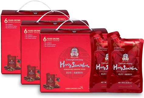 Gangwoninsam 6 Year Korean Red Ginseng Tea 3g X 50