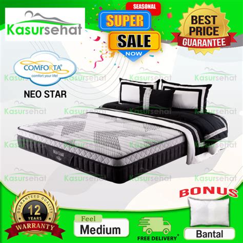 Promo Comforta Kasur Springbed Neo Star Kasur Saja 160 180 200 90 100