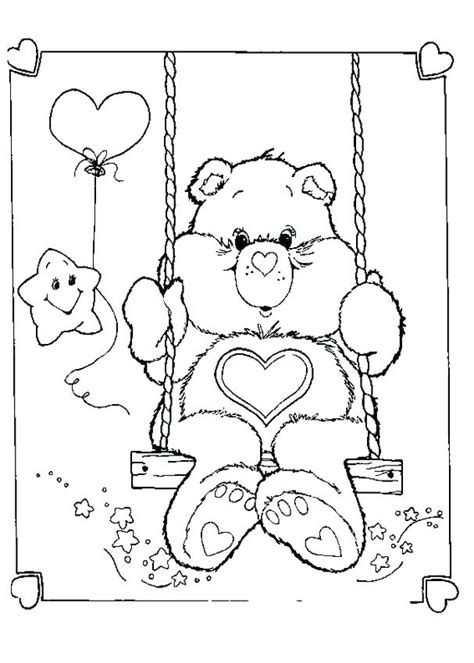 Care Bear Printable Coloring Pages At Getcolorings Free Printable