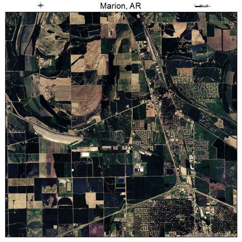 Aerial Photography Map of Marion, AR Arkansas