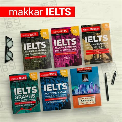 Makkar IELTS 6 Books Set Speaking,Readings Vol-1+2+3, Writing Task 1+2 | Daraz.com.bd