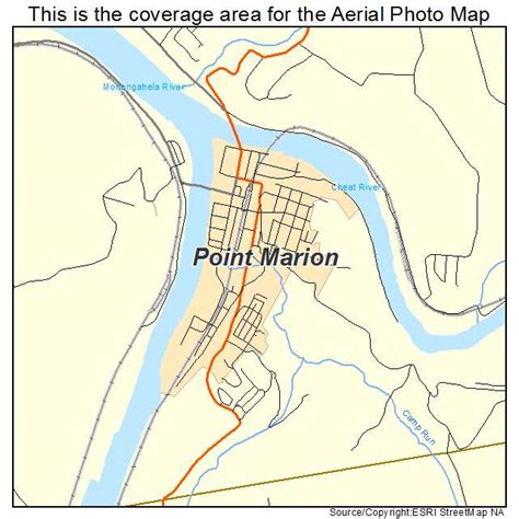 Aerial Photography Map of Point Marion, PA Pennsylvania