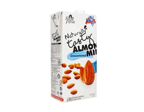 Farm Fresh Almond Milk 1L Unsweetened – Naturally Tasty