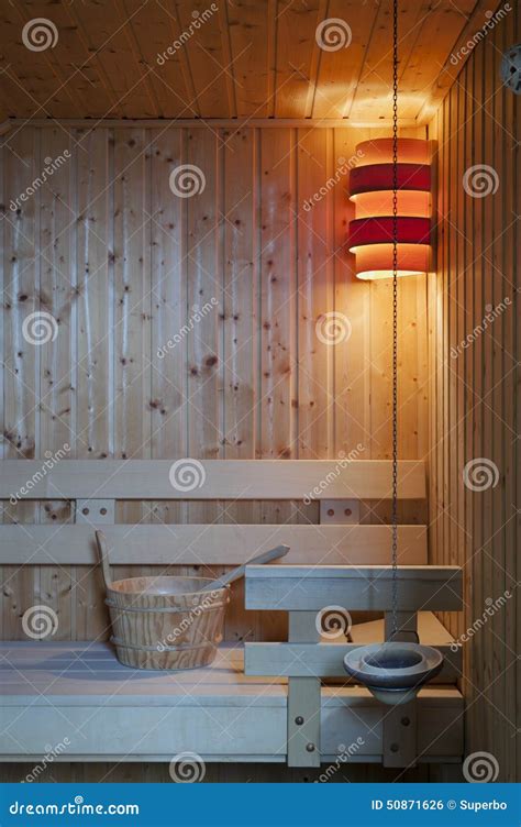 Inside Of Modern Finnish Sauna Stock Photo Image Of Modern Bath