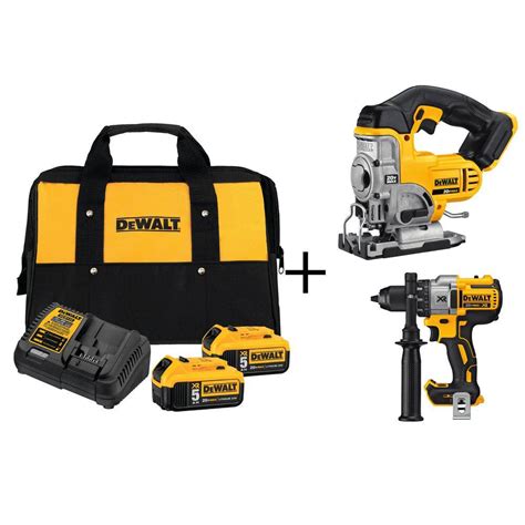 DEWALT 20 Volt MAX Lithium Ion 5 0Ah Starter Kit With Bonus Premium