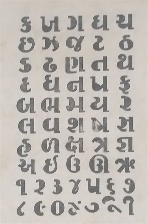 Gujarati font 5