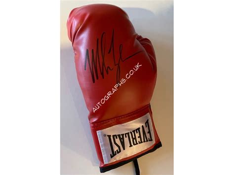 Mike Tyson Boxing Glove Signed Authentic Genuine Signature Uacc Aftal