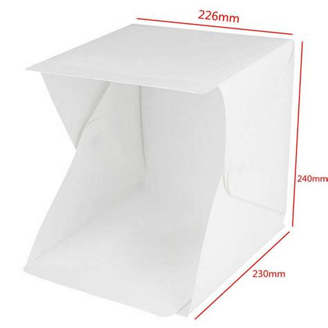 Portable Mini Studio Box Folding Lightbox Led Stud Grandado