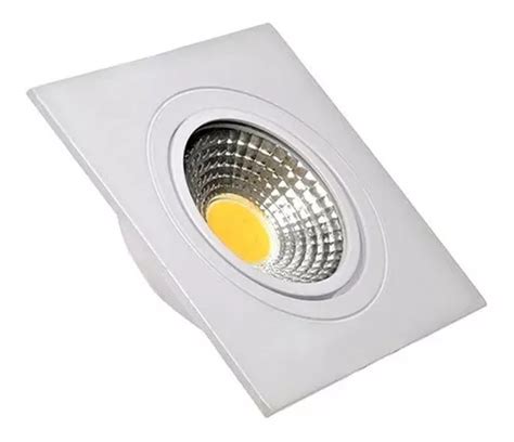 Minipuntos Led Cob W Blanco Fr O Cuadrado Bivolt Blanco Fr O