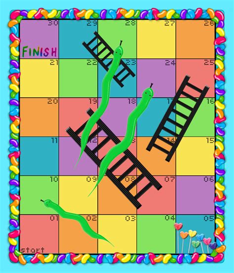 Snakes and Ladders Board Game by McStacey on DeviantArt