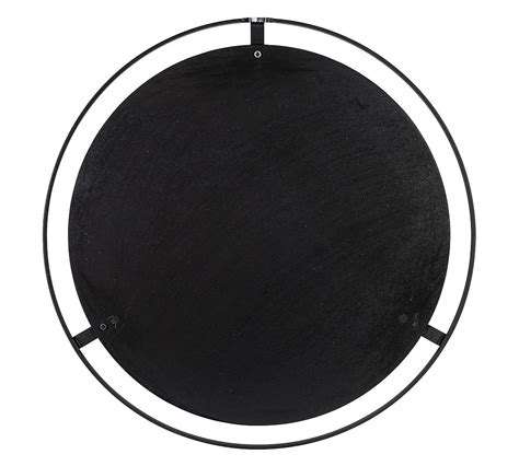 Aspen Black And Gold Round Wall Mirror - 36" | Pottery Barn