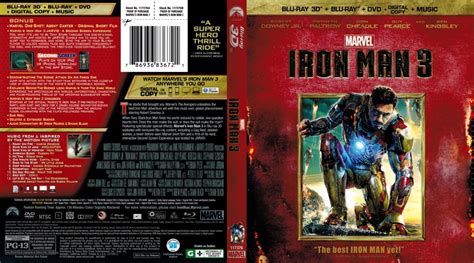 Iron Man 3 Blu Ray Cover