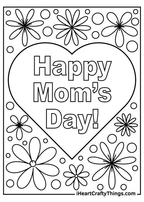 Mother S Day Printable Sheets