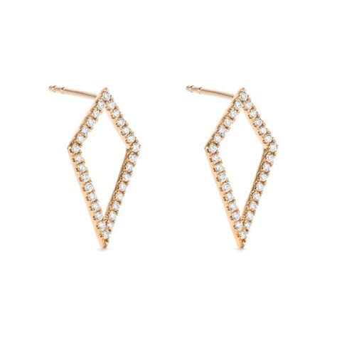 Modern Kite-shaped Diamond Earrings #103777 - Seattle Bellevue | Joseph ...