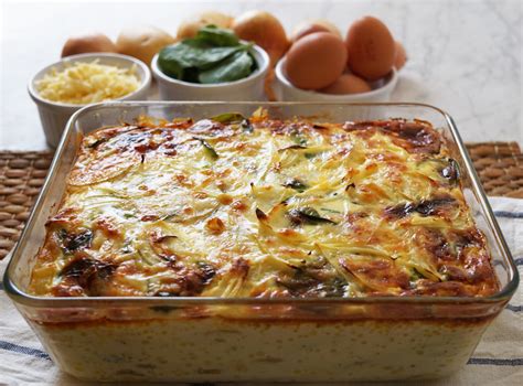 Potato and Spinach Breakfast Casserole - Conebella Farm