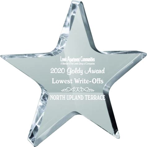 Star Shaped Acrylic Award Acrylic Awards — Action Awards