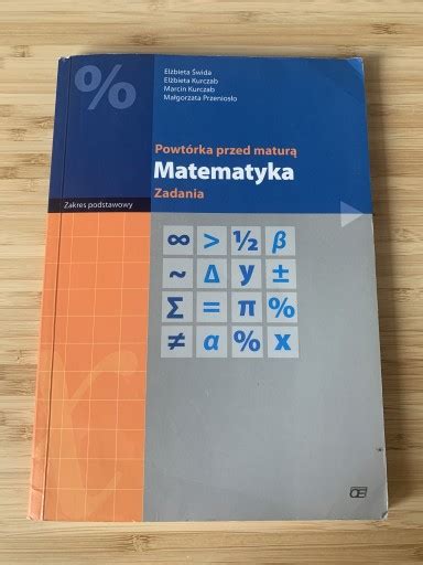 Powt Rka Przed Matur Matematyka Zadania Podstaw Warszawa Kup