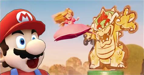 New Super Mario Bros. Movie clip that features Peach destroying an obstacle course has fans ...