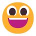 Grinning Face With Big Eyes Flat Icon Fluentui Emoji Flat Iconpack