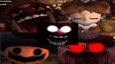 Five Nights At Warios Switched In Time All Jumpscares Timeline Shuffle Youtube