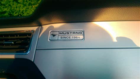 Anyone notice the dash plaque? - The Mustang Source - Ford Mustang Forums