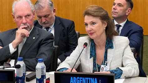 Diana Mondino Reafirmó El Reclamo Por Las Islas Malvinas En La Onu