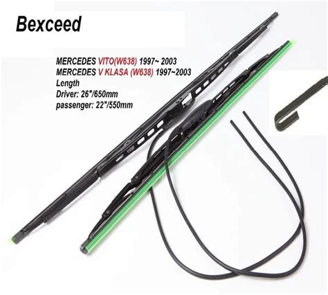 Bexceed Of 2622 1 Set High Quality Rubber Windshield Car Wiper Blade For Mercedes Vito W638