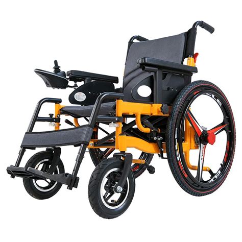 Buy Deluxe Electric Wheelchair Folding Power Wheelchair Lightweight