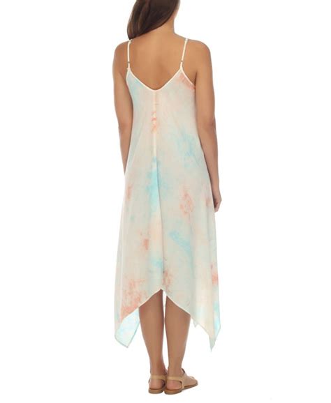 Raviya Tie Dye Handkerchief Hem Cover Up Dress Macys