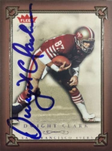 Dwight Clark Autographs and Memorabilia | Sports, Football