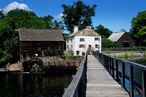 Sleepy Hollow Ny Historic Philipsburg Manor Editorial Photography