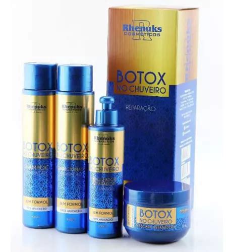 Kit Botox Capilar Completo Btox No Chuveiro Rhenuks 4 Itens