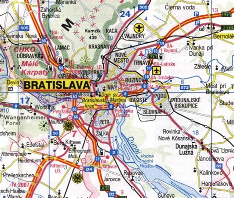 Slovakia Road Maps Detailed Travel Tourist Driving