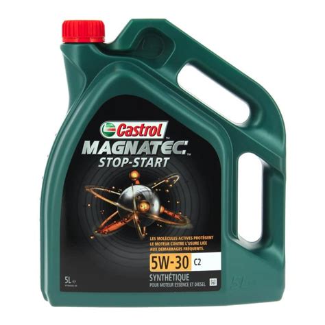 Óleo motor CASTROL Magnatec 5W 30 stop start C2 ref 159BA8 ao melhor