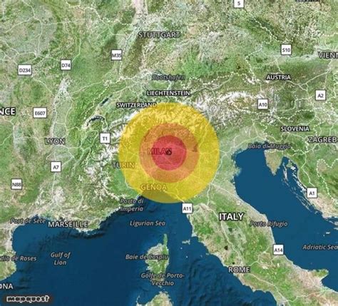 Trema LItalia Nella Notte La Zona Colpita Dal Terremoto