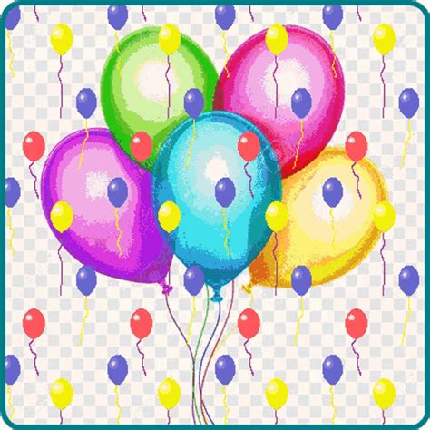 Happy Birthday Balloons GIF - HappyBirthday Balloons BirthdayWish ...