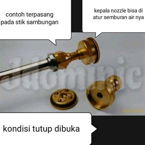 Nozzle Semprotan Hama Kuningan Kuat Tekanan Tinggi Nosel Nosle Nozzel