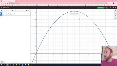 Using Desmos To Estimate With Quadratics Youtube