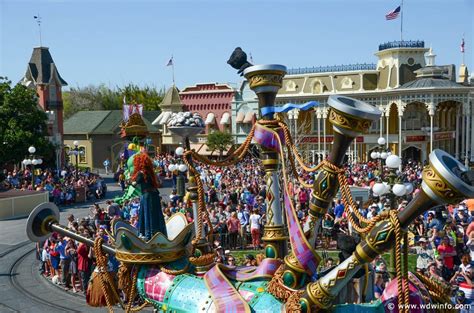 Magic Kingdom Fireworks And Parades At Walt Disney World