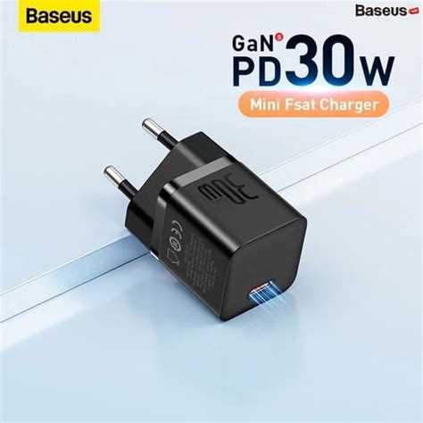 Củ Sạc Nhanh Baseus GaN5 Fast Charger Mini 1C 30W Cho iPhone 14 13