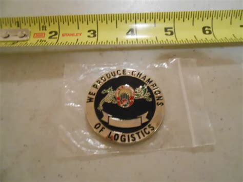 Rare Army Logistics Commanders Excellence Challenge Coin