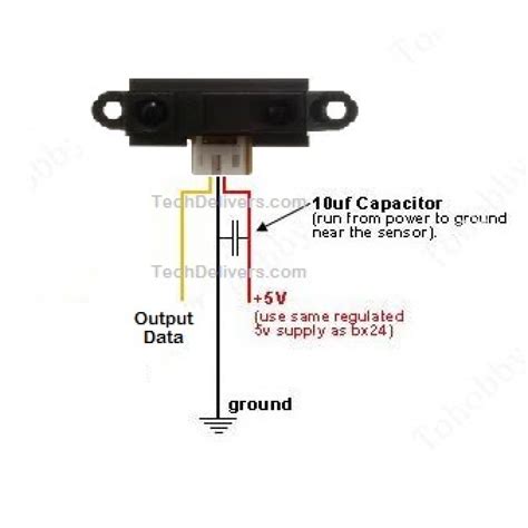 SHARP GP2D12 Distance Measuring Sensor