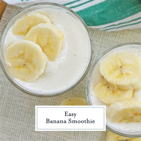 Easy Banana Smoothie Recipe - Delicious & Healthy Breakfast Idea