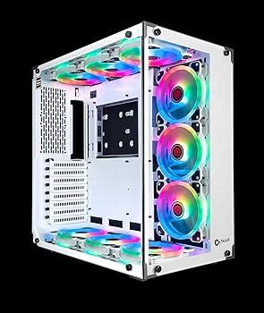 Talius Boitier Pc Gamer En Verre Tremp Ventilateurs Tour Gaming