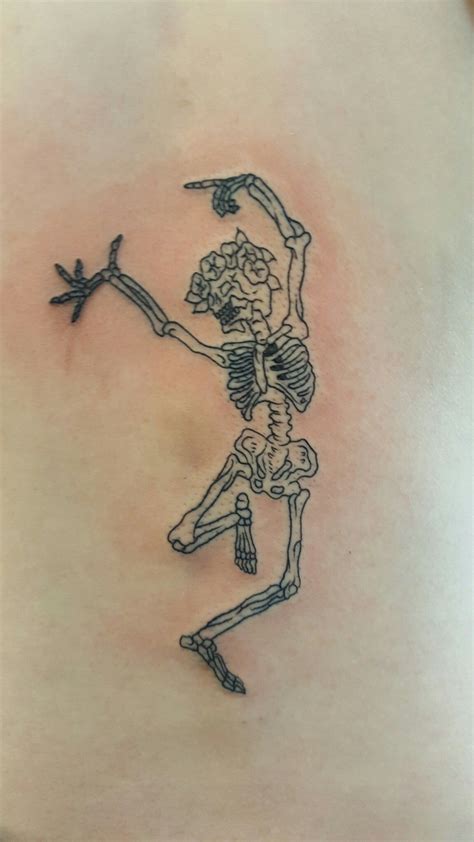 Dancing skeleton tattoo | Tattoos, Simplistic tattoos, Tattoos and ...